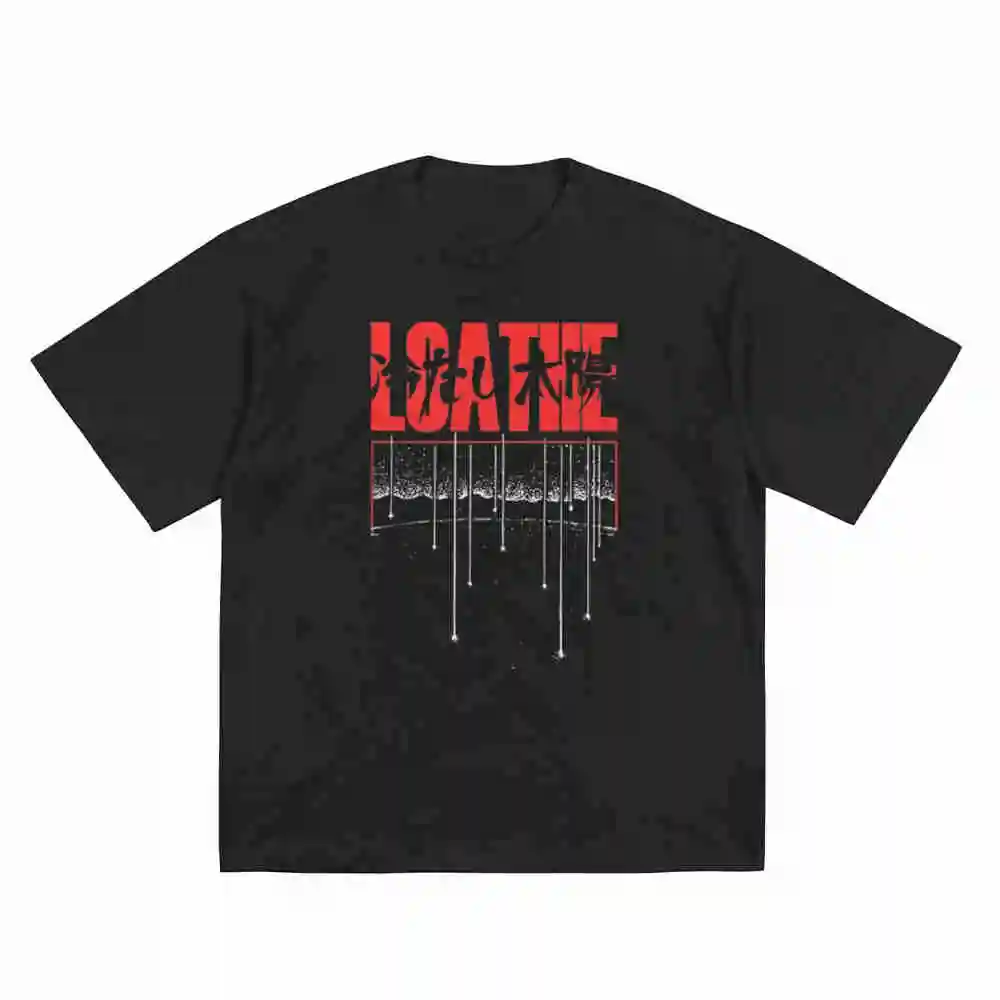 Loathe Meteorite Band Heavy Metal Short Sleeve Tee 100% Cotton T-Shirt view 2