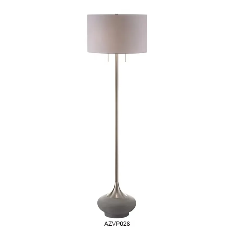 

Hotel decoration modern standard luxury concrete living room floor lamp