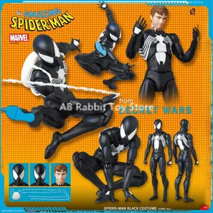 CT Black Spider-Man Action-Figuren, Venom, Spider-Man, Comics, Mafex 147, Anime-Statue, Sammelmodell, Dekoration Spielzeug 8 Hauptverkäufe Bonette Doll Black Spider - №8