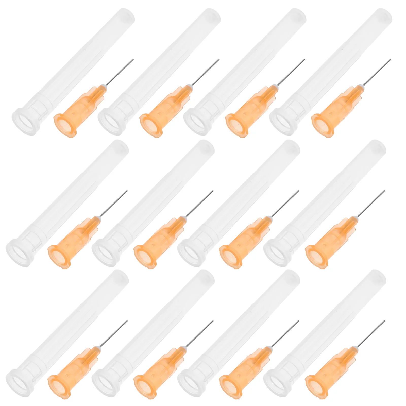 

100pcs Dispensing Needle Tips 25G 13Mm Stainless Steel Pp Refillable For Ink Paint Lubricant Glue Bottle Needles Industrial