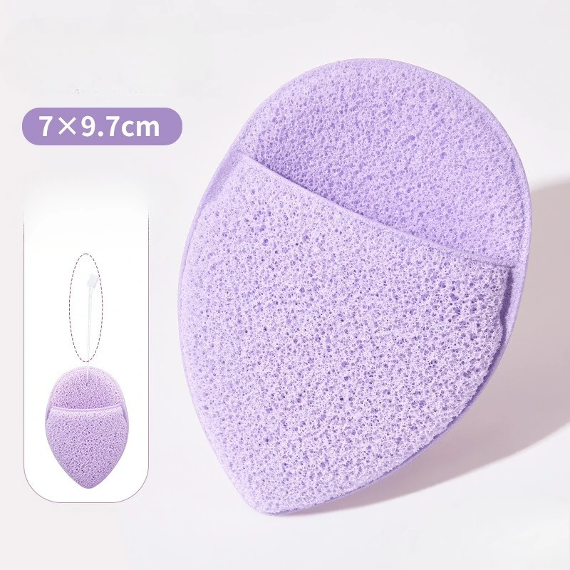 1Pc Natuurlijke Exfoliërende Gezicht Wassen Reiniging Bladerdeeg Flutter Sponzen Diepe Remover Om Hoofdband Cosmetische Sponzen Facial Clean Tool nieuwe