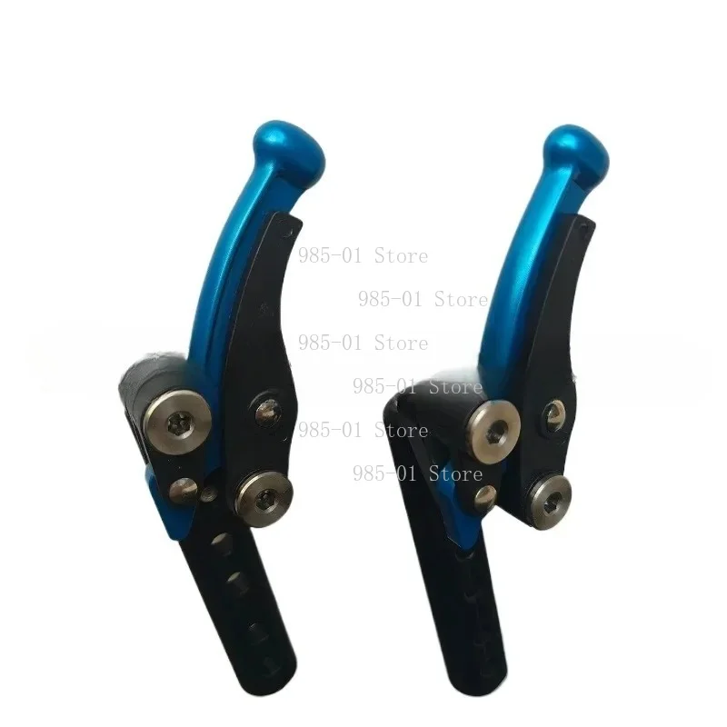 Aluminum Alloy Wheelchair Hand Brake, 1 Pair Spare Parts for Sports Manual Wheelchair