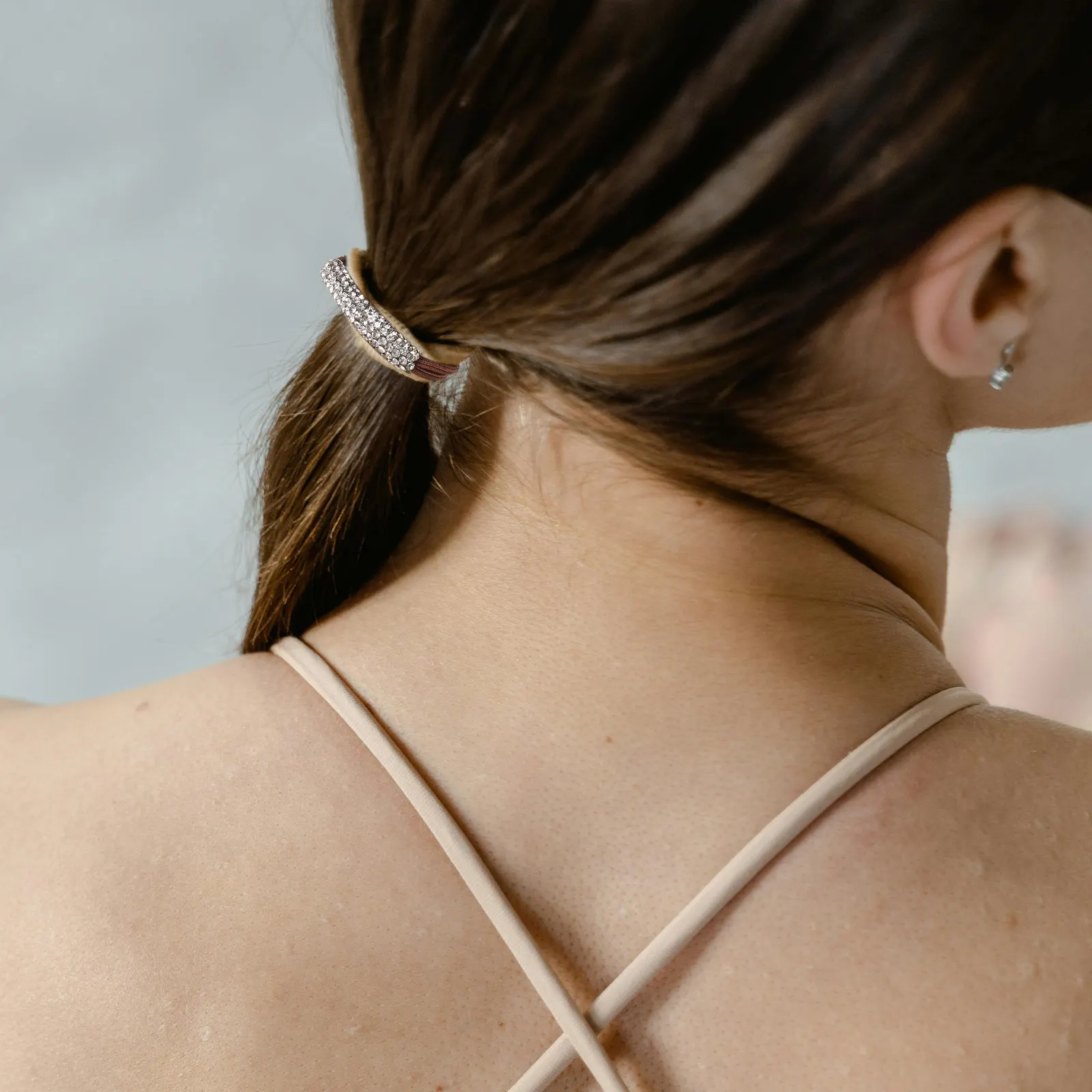 

24Pcs Rhinestone Hair Ties Women High Elasticity No Damage Scrunchies for Ponytail Bun Glitter Elastic Hair Bands for Parties