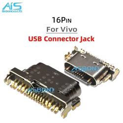 10Pcs/Lot USB Charging Port Jack socket charger Connector dock For Vivo S12 Y32 Y33s Y55s Y74s Y55s Y76s Y77 Y78 iQOO U5 Z6 T2X