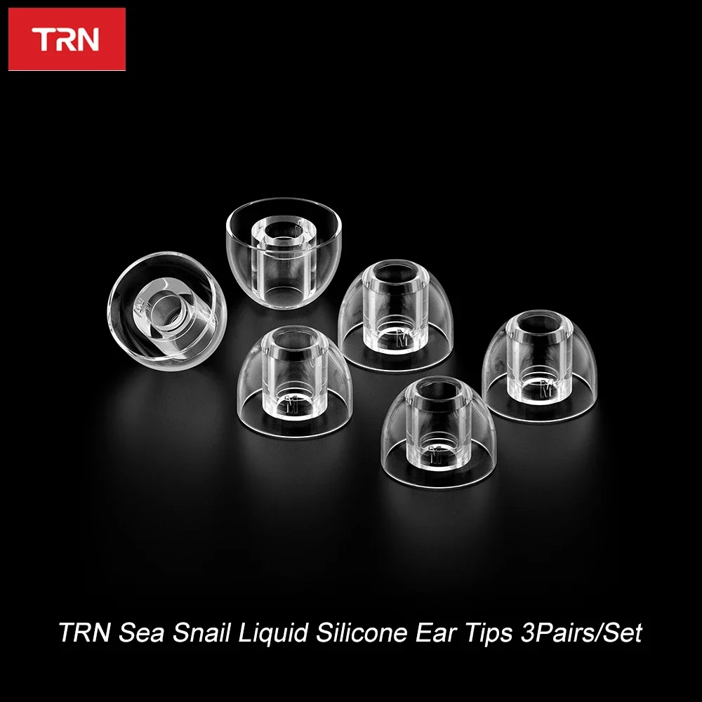 

TRN Sea Snail High-Transparency Liquid Silicone Eartips Noise Cancelling Earphone Covers For TANGZU WANER SG KZ TRN SHELL