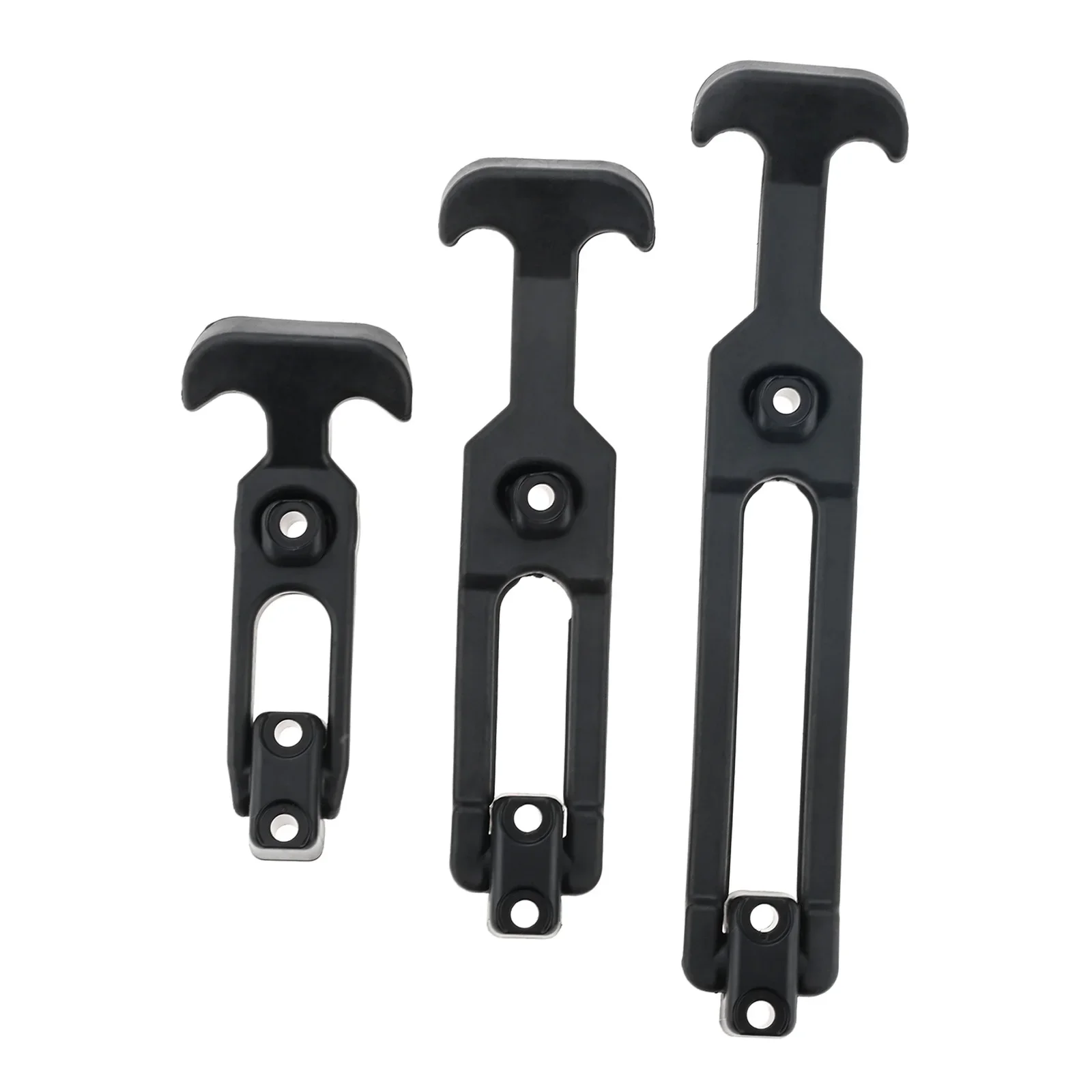 Black T-Handle Rubber Flexible Draw Latches Fit for Toolbox /Cooler/Golf Cart/Farm Machinery T-Toolbox Lock 112/167mm/221mm 1PC view 2