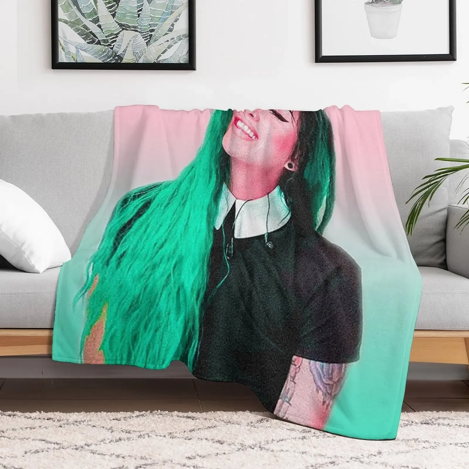 Adore Delano || background color Throw Blanket Custom Loose Weighted Camping Blankets