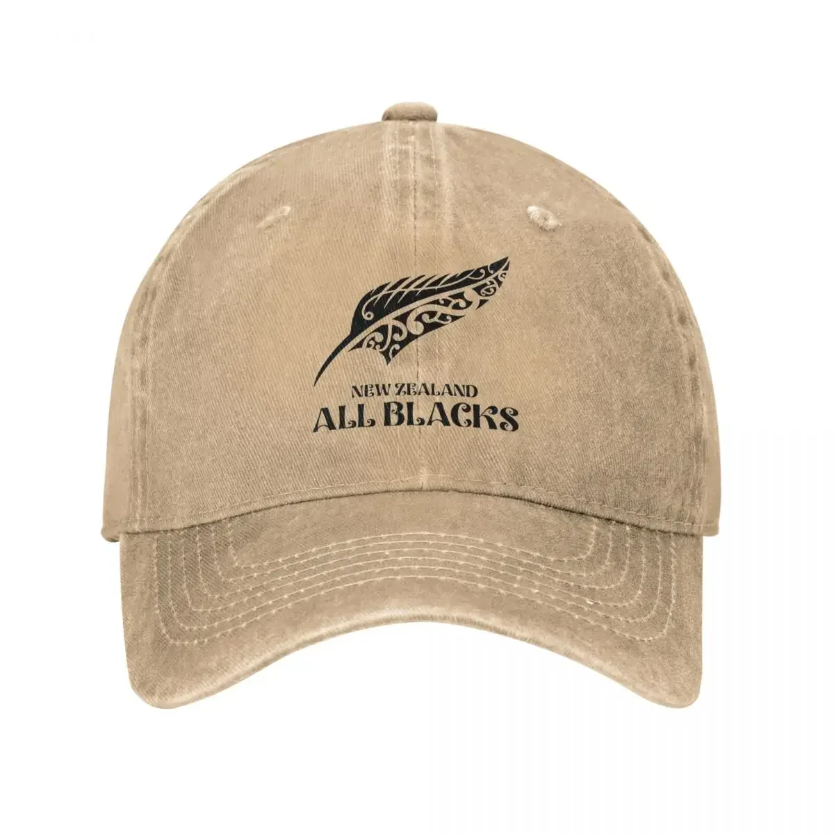 Australia New Zealand All Blacks Baseball Caps Vintage Distressed Washed Rugby Ball Headwear Unisex Outdoor All Seasons Hats