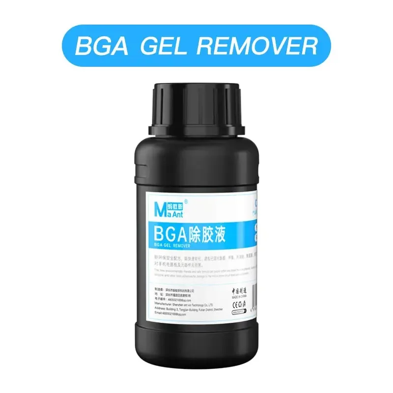 MaAnt BGA Gel Remover CJY-01 CPU Nand Wifi colla detergente liquido 500ML BGA IC adesivo epossidico strumento di riparazione del telefono