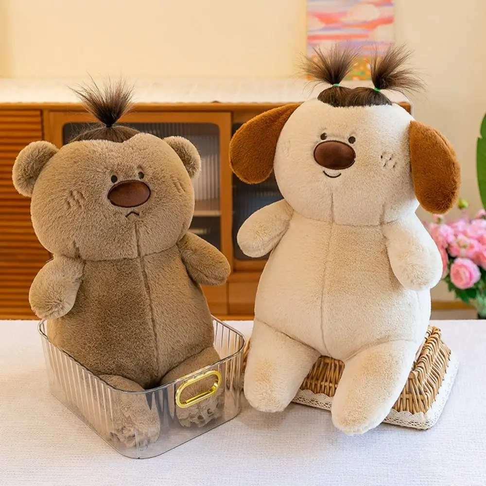 

Hot Funny Cotton Dolls Sticky Hair Kawaii Doll Toy Puppy Duck Dog Bear Plush Cute Dolls Kids
