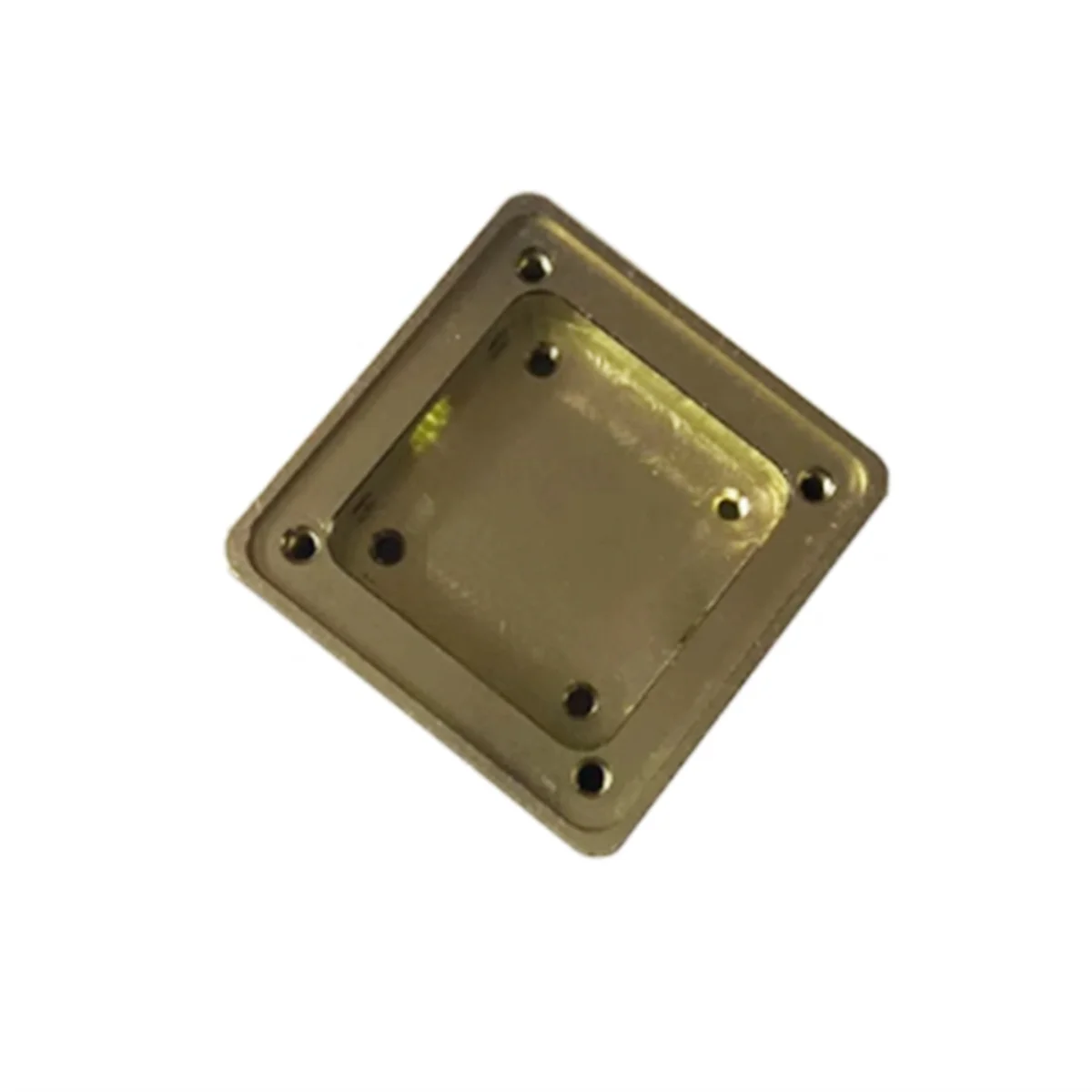 Aluminum Alloy Shell Shielded Enclosure 19X19X5.5mm Golden Conductive Oxidation Multi-Functional Portable RF Box