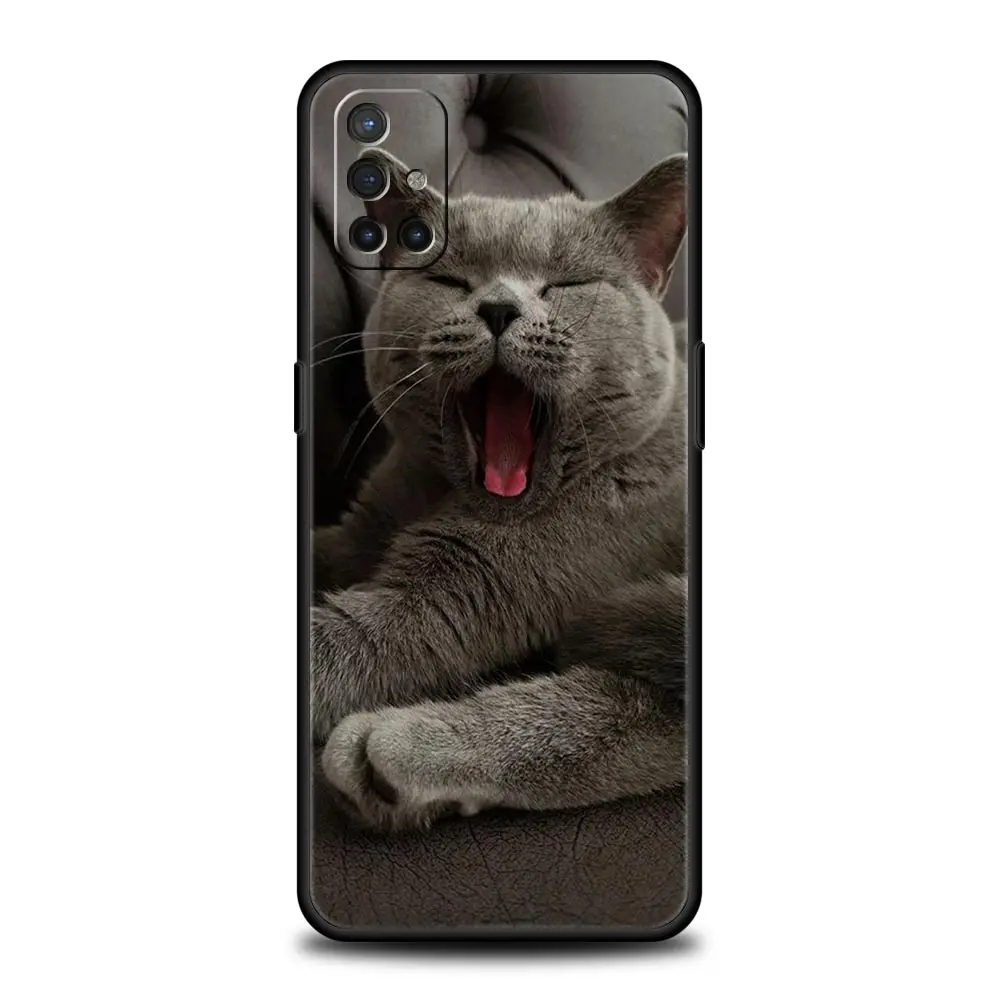 Phone Case For OnePlus 11 10 9 Pro 9T 12R 10R 9R 9RT 10T 8T 8 7 6T 7T Nord 2T CE 2 5G N200 N10 N100 Cover British shorthair cat