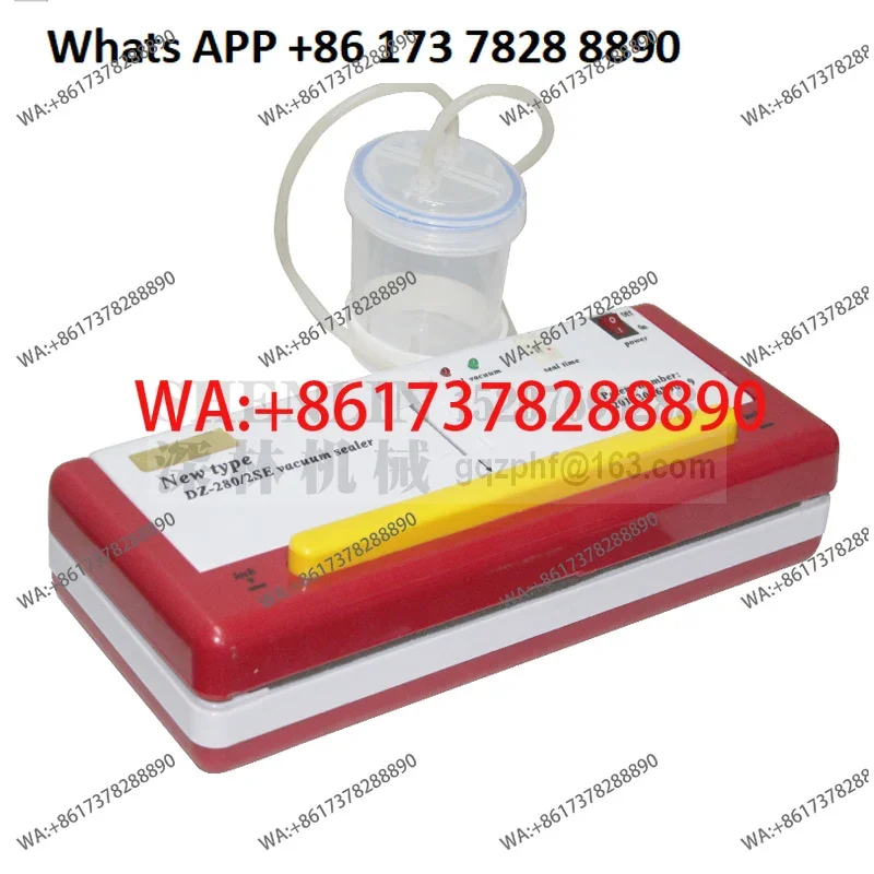 

DZ280/2SE, Vacuum Sealing Machine, Plastic Aluminum Foil Food Bag Packaging Tool, Wet and Dry Household