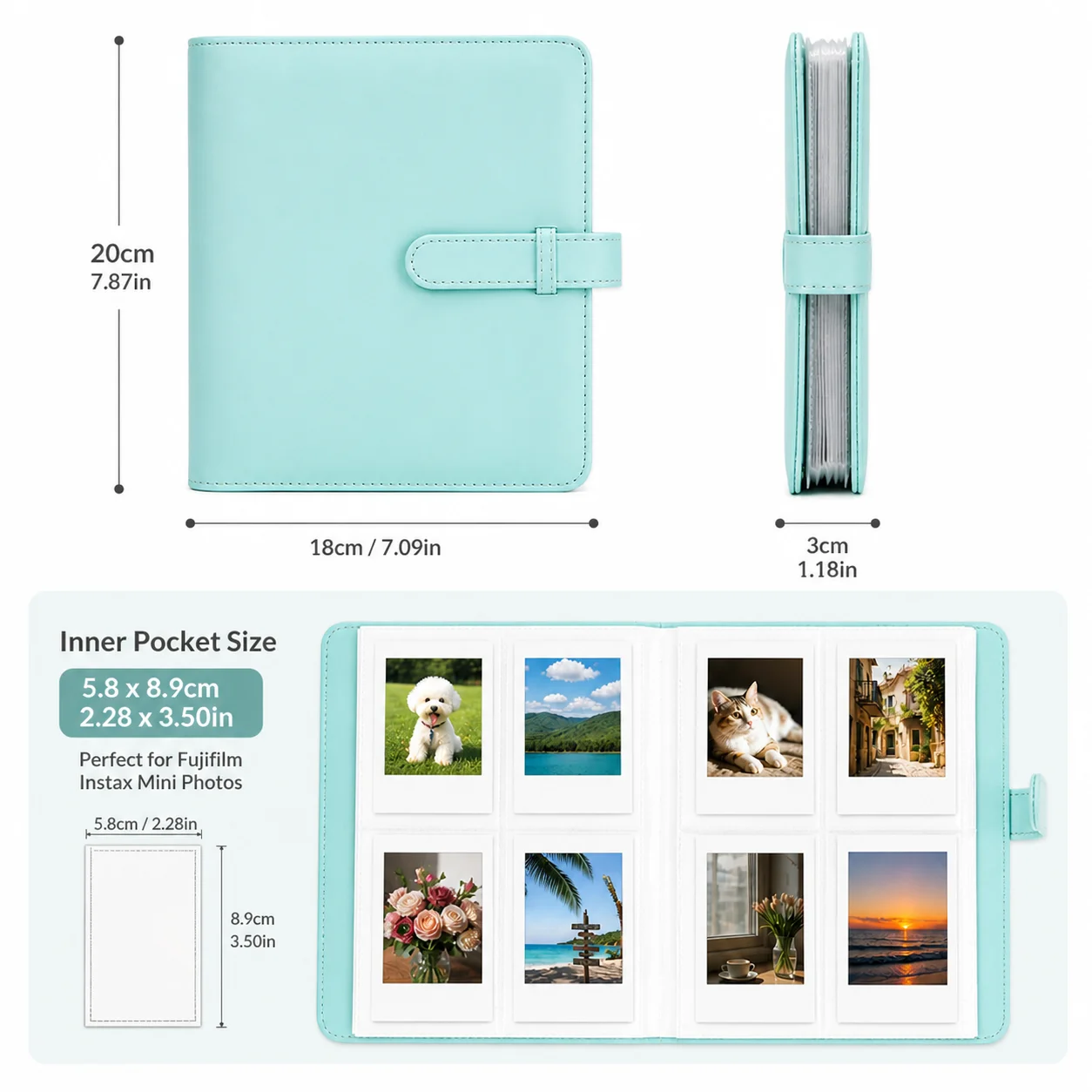 256 Fotos Polaroid-Album, 3 Zo – Interior Design Pinterest Bewertung und Preis