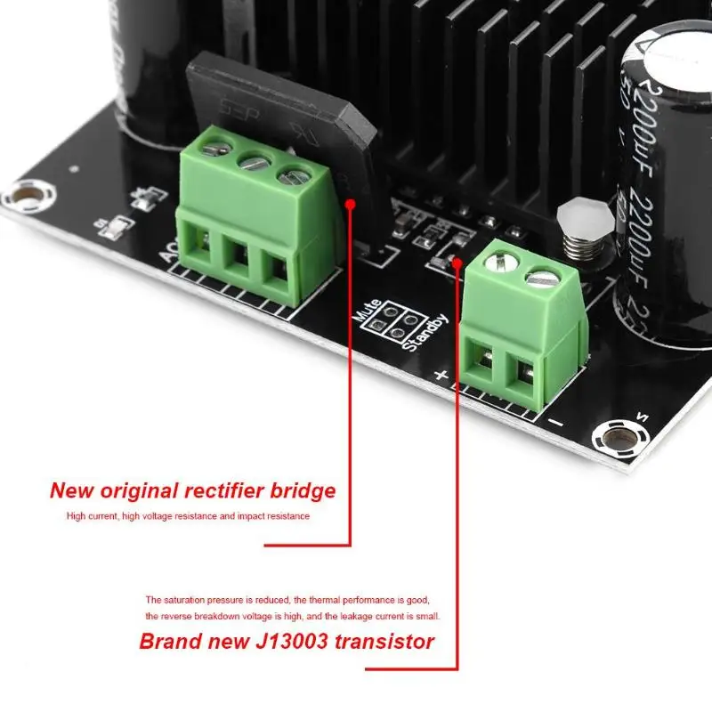 High Power TDA8954TH HW-717 Digital Amplifier Board 420W Mono Channel Digital Core BTL Mode Fever Class