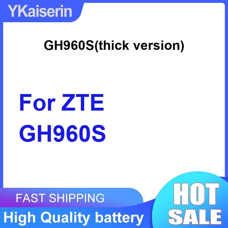

Надежный аккумулятор для внутренней связи Zte GH960S, стабильный источник питания, толстая версия 2500 мАч