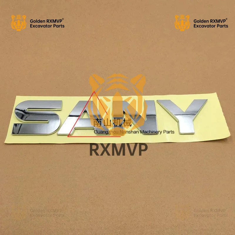 For Sany sy60 sy75 sy85 sy135 sy155 sy215 sy235 sy285 sy365 Door Metal Label Excavator Accessories