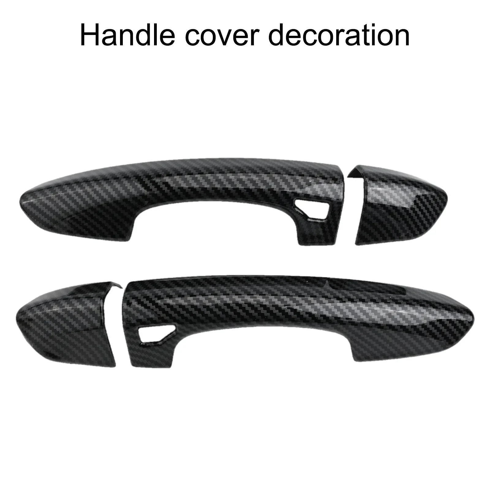 Enhance Vehicle Appearance With Stylish Carbon Fiber Print Door Handles Compatible With For Mustang Models (2015 2022)
