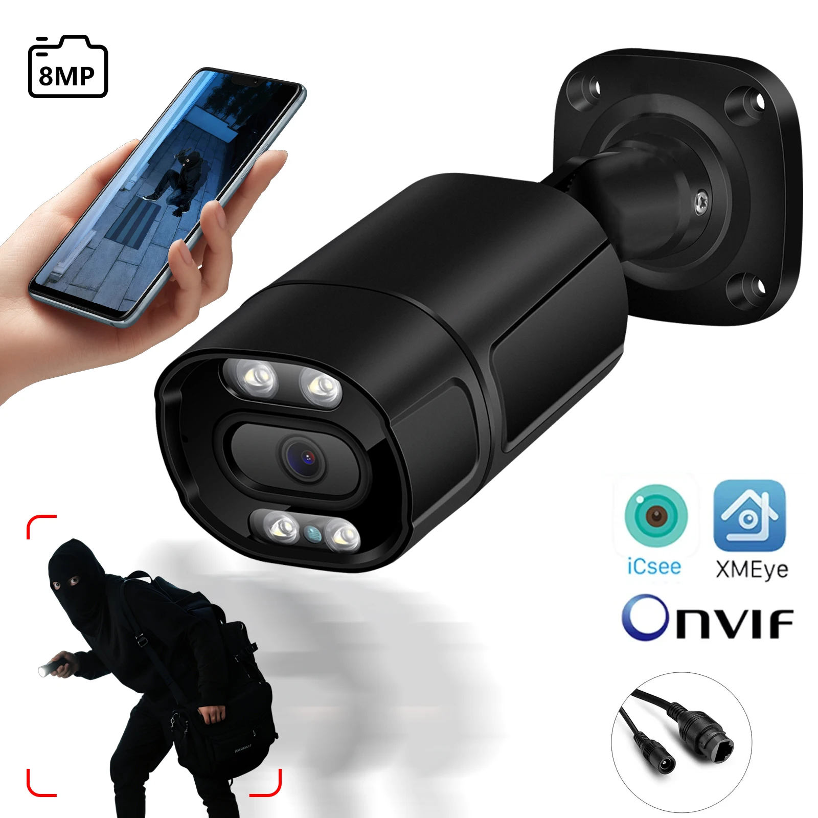 4K 8MP Hd Ip Camera…