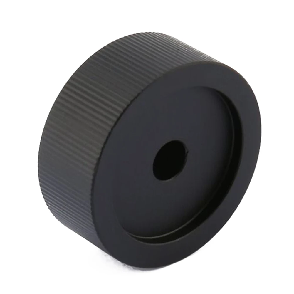 Aluminum Knob Volume Control Knob 32mm Diameter Anti-slip Texture Black For 6mm Potentiometer Frosted 13mm Height