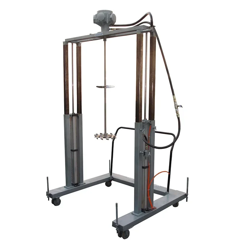 20L pneumatic paint mixer, Taiwan oil-pneumatic lift mixer, vertical lift pneumatic mixer