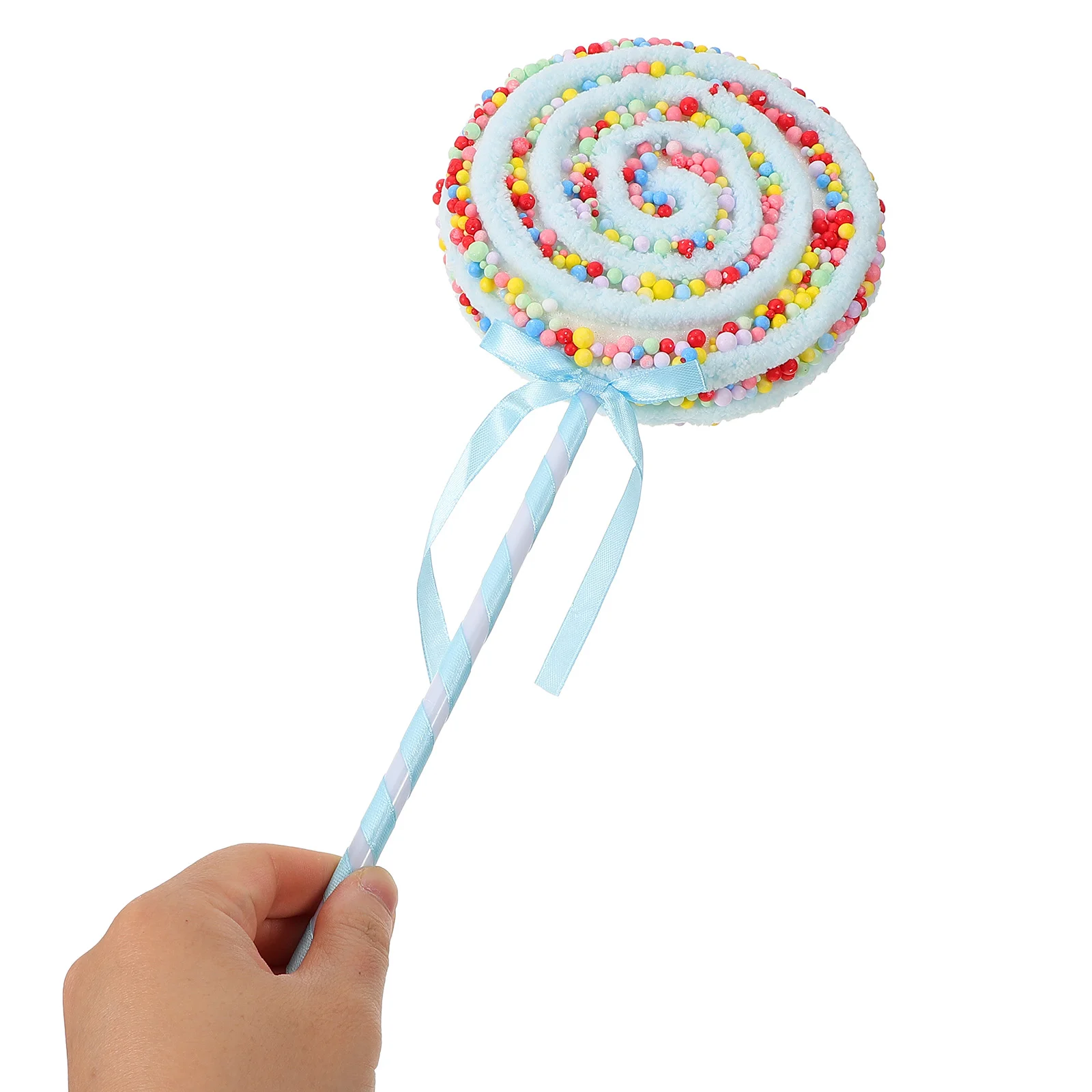 Lollipop Props Decorative Fake Model Candy Adornment Medium Large Plastic Fabric