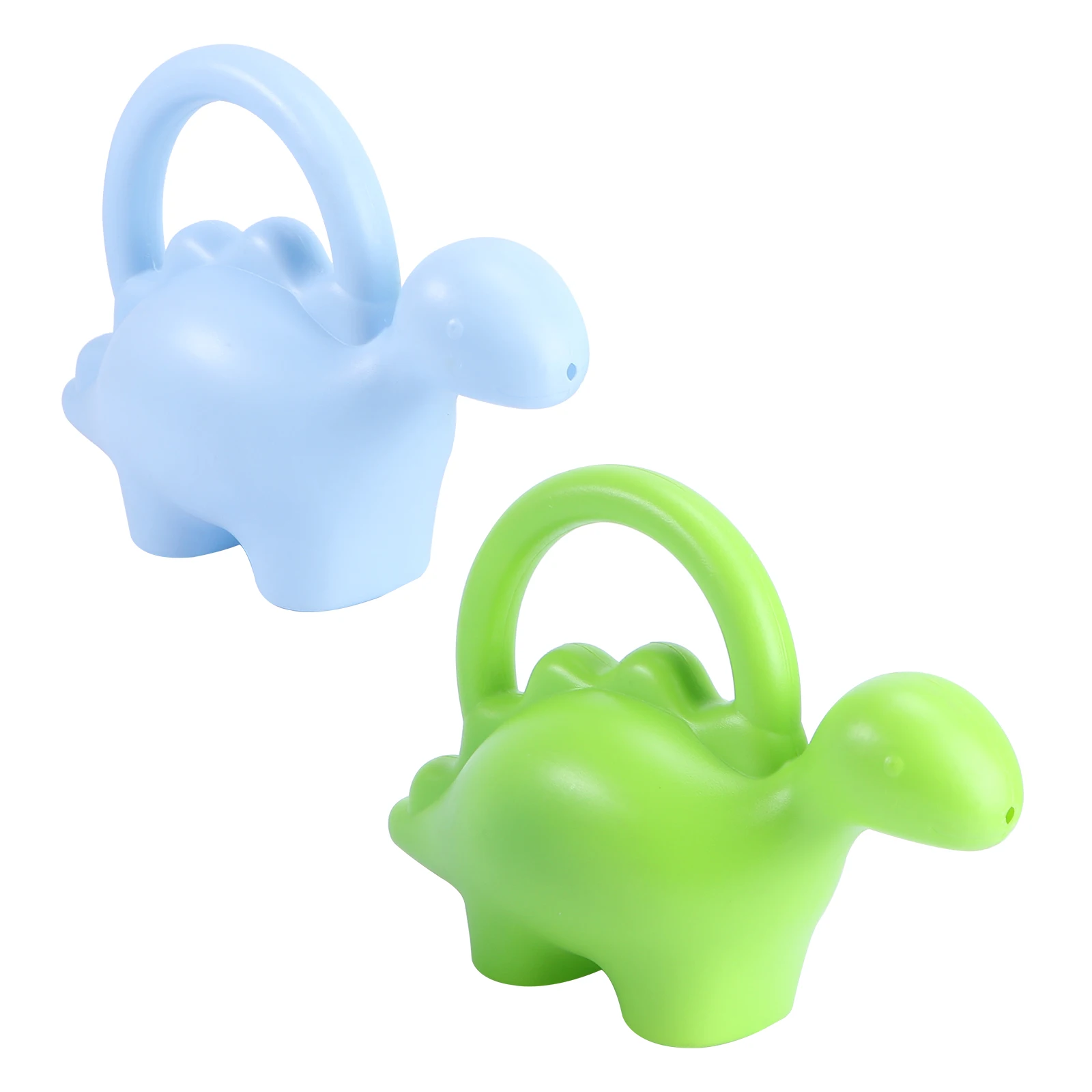 

2pcs Dinosaur Shaped Watering Can 1L Large Capacity Kids Garden Tool Sturdy Explosion-Proof Child-Friendly Grip Cartoon Animal
