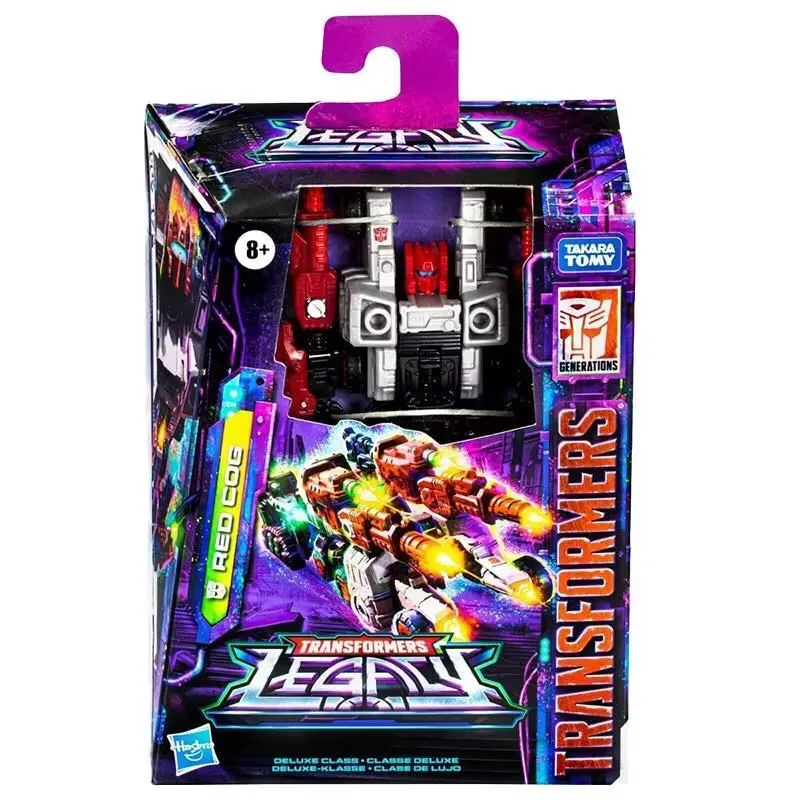

Takara Tomy Hasbro Transformers Legacy Evolution RiD Robots in Disguise Deluxe Red Cog Коллекция экшн-фигурок Hobby Toys 12 см
