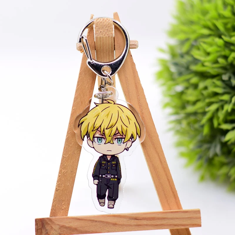 Tokyo Anime Keychain 9 Styles Arcylic Cartoon Figures Keyrings Kawaii Key Chain Accessories