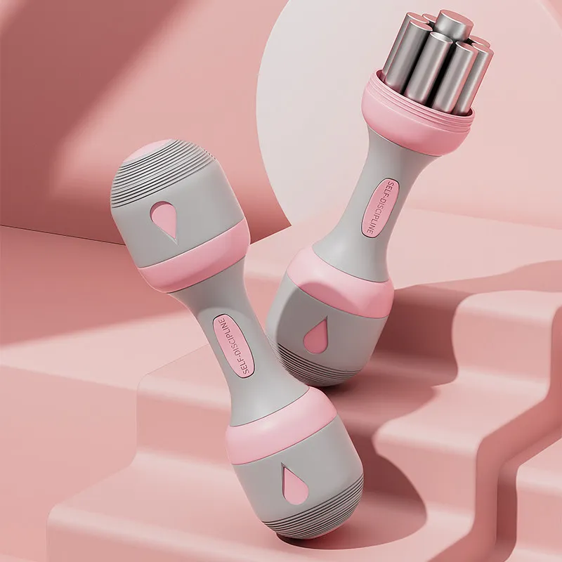 

Регулируемый набор гантелей, домашний тренажер для начинающих с чугунными весами, компактный комплект для тренировок с отягощениями