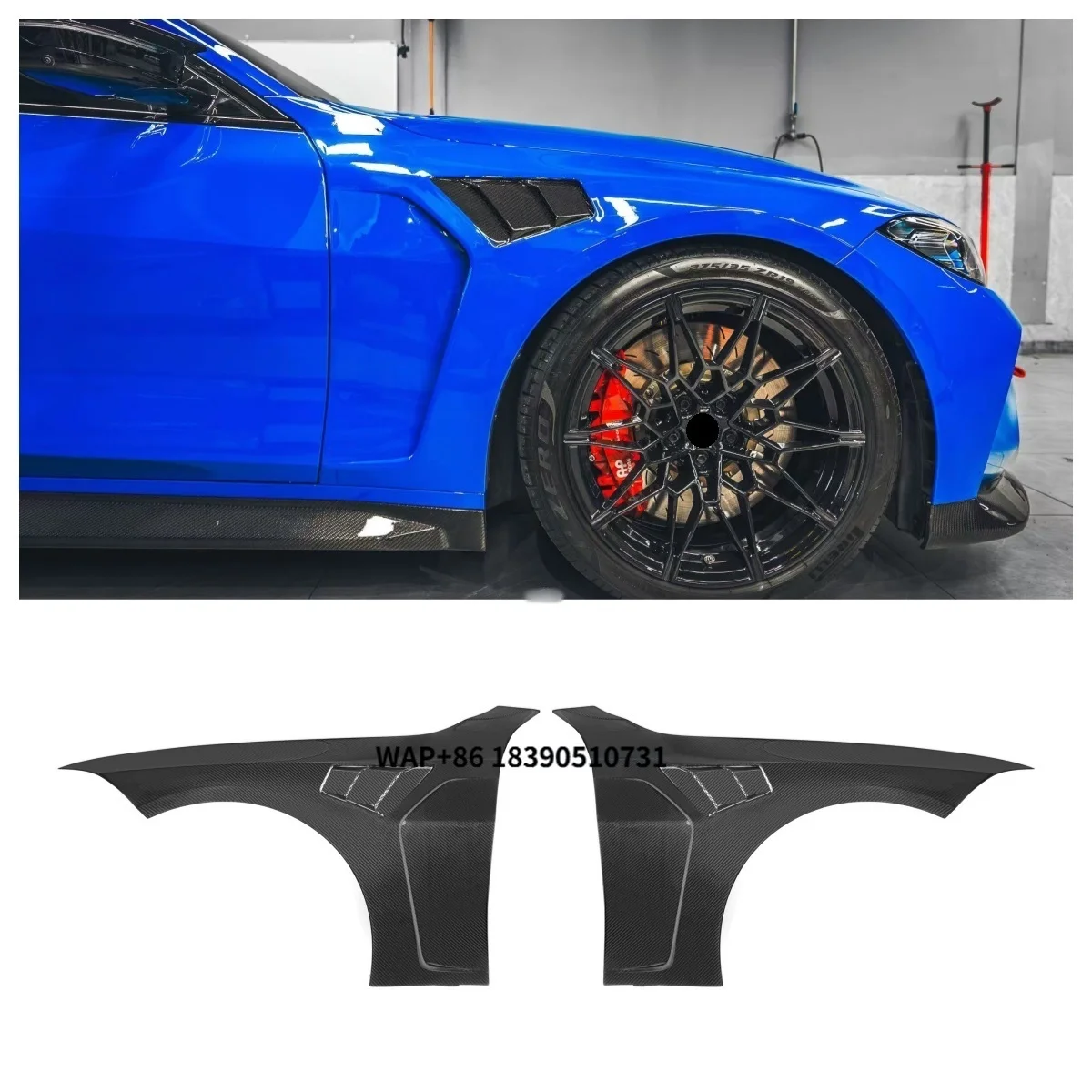 

New Product Carbon Fiber N Style Car Parts Side Fenders for G82 M4 2020+ Fenders Replacement Car Accessories