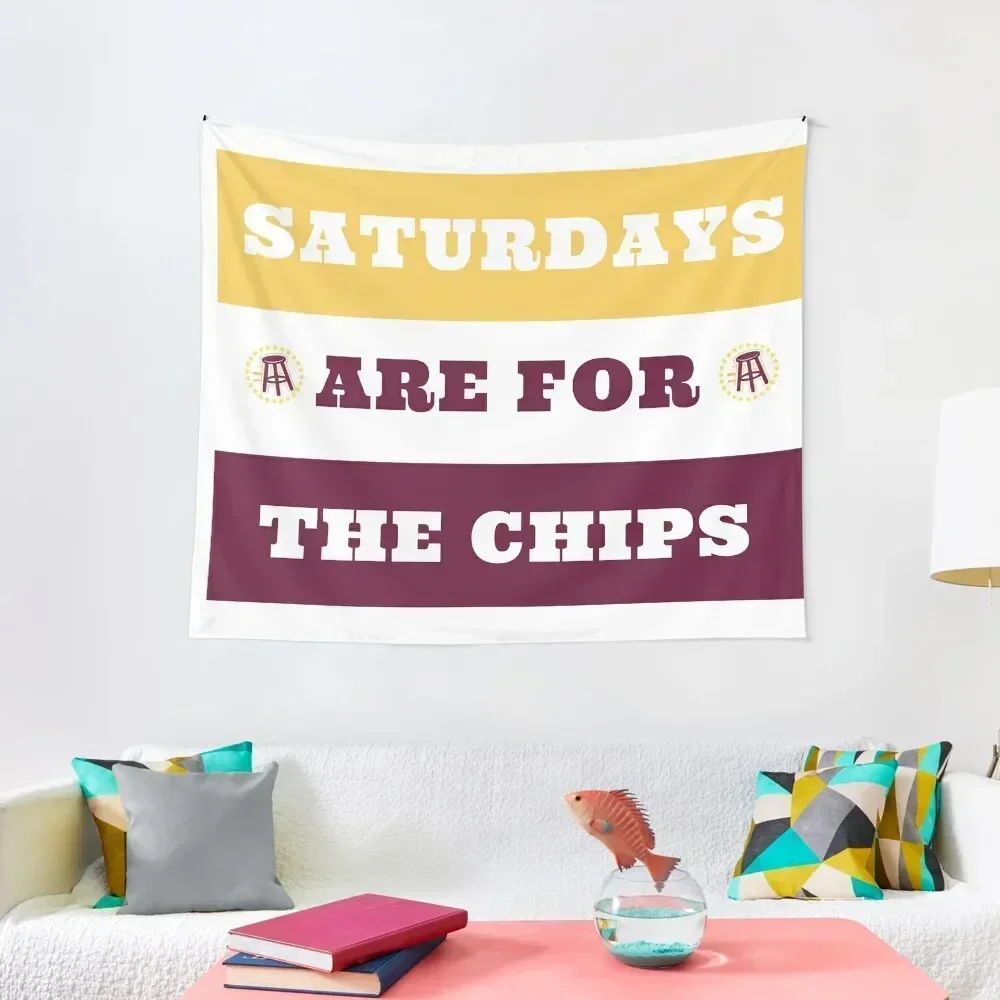 

Saturdays are for the chips Tapestry Room Decor Cute Room Design Tapestry