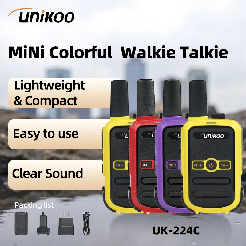4 Pcs Unikoo Walkie… - image