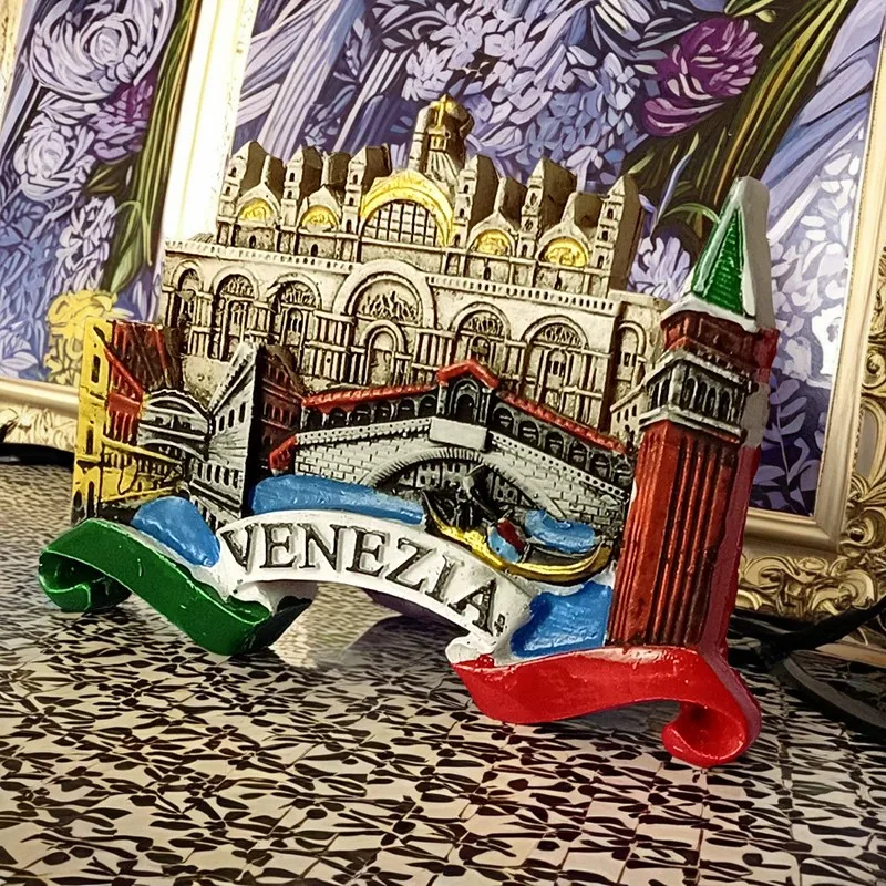 European Venice City fridge magnets Refrigerator Sticker Italian Refrigerator Sticker Tourist Souvenir Manufacturer Creative 3D