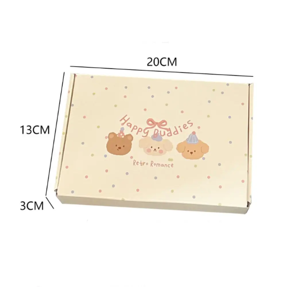 5Pcs/set Milk Yellow Airplane Box Thickened Cute Cartoon Packaging Box Corrugated Reusable Gift Packaging Box Gift Packaging - Image 6