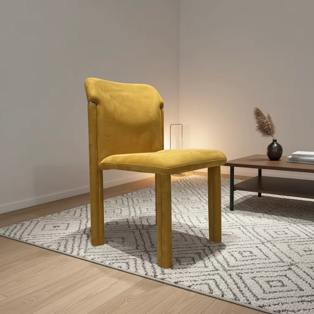 

Современное минималистичное кресло из ткани/кожи, многофункциональное, для роскошных апартаментов, зоны для макияжа и зон ожидания в элитных салонах красоты