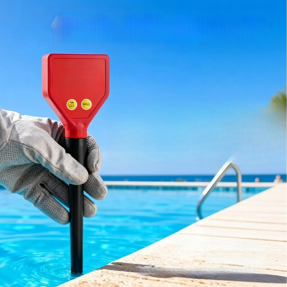 pH Meter Tester for Aquarium Pool For Water Monitoring with Digital LCD Screen Data Hold Function and ABS Housing