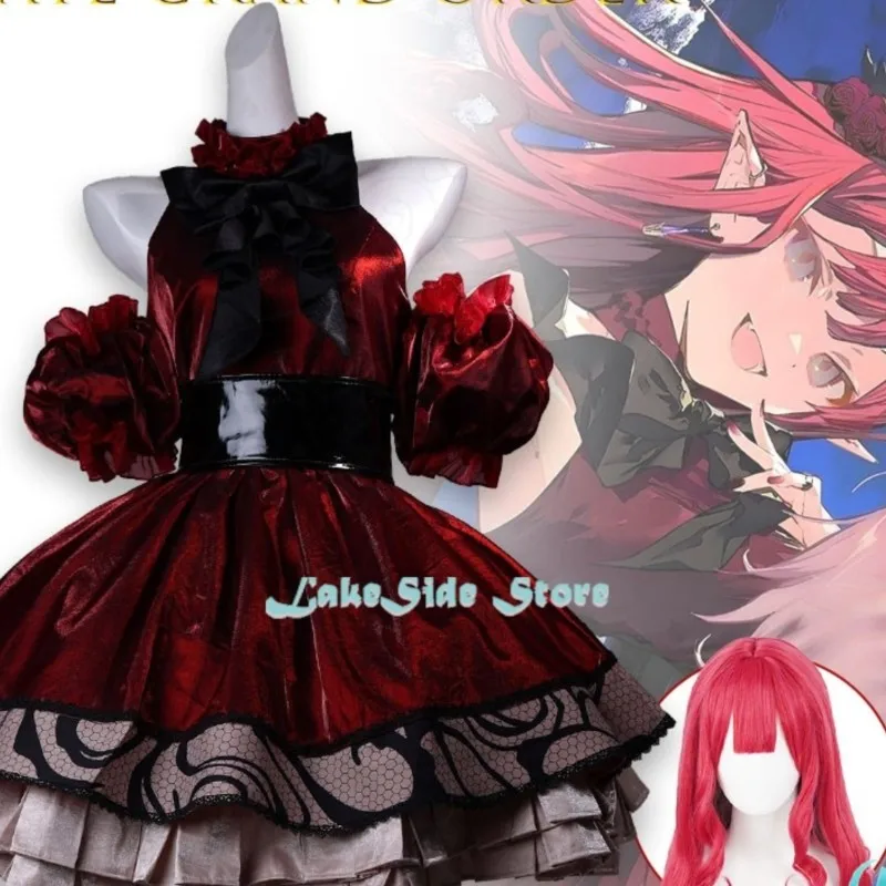 

Fgo Grand Order Tristan Cosplay Dress Winter Festival Party Wear Anime Costume Women Elegant Royal Style Halloween Party Lolita
