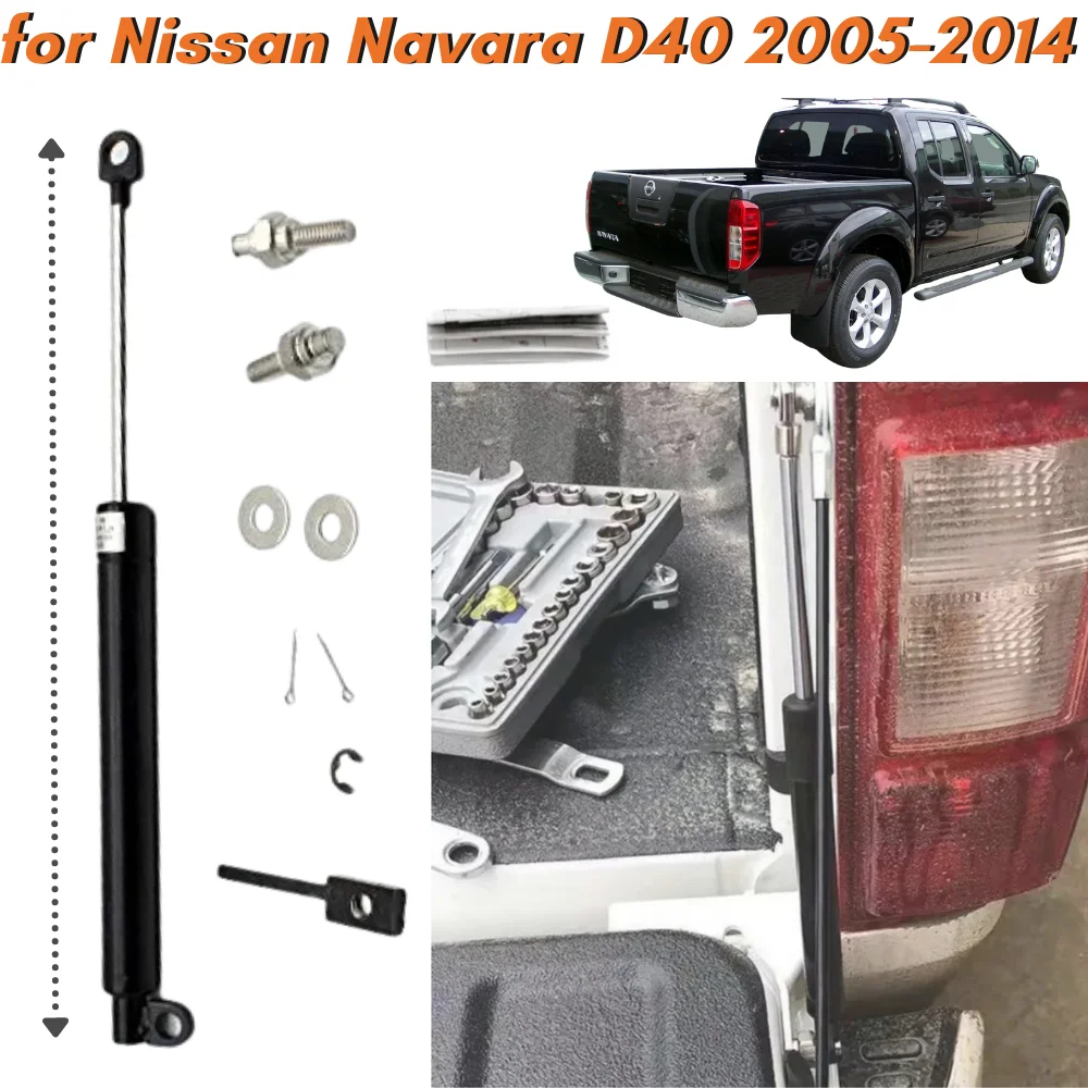 Qty(1) Trunk Strut for Nissan Frontier Navara D40 Pickup 2005-2014 Rear Tailgate Boot Lift Supports Gas Springs Shock Absorbers