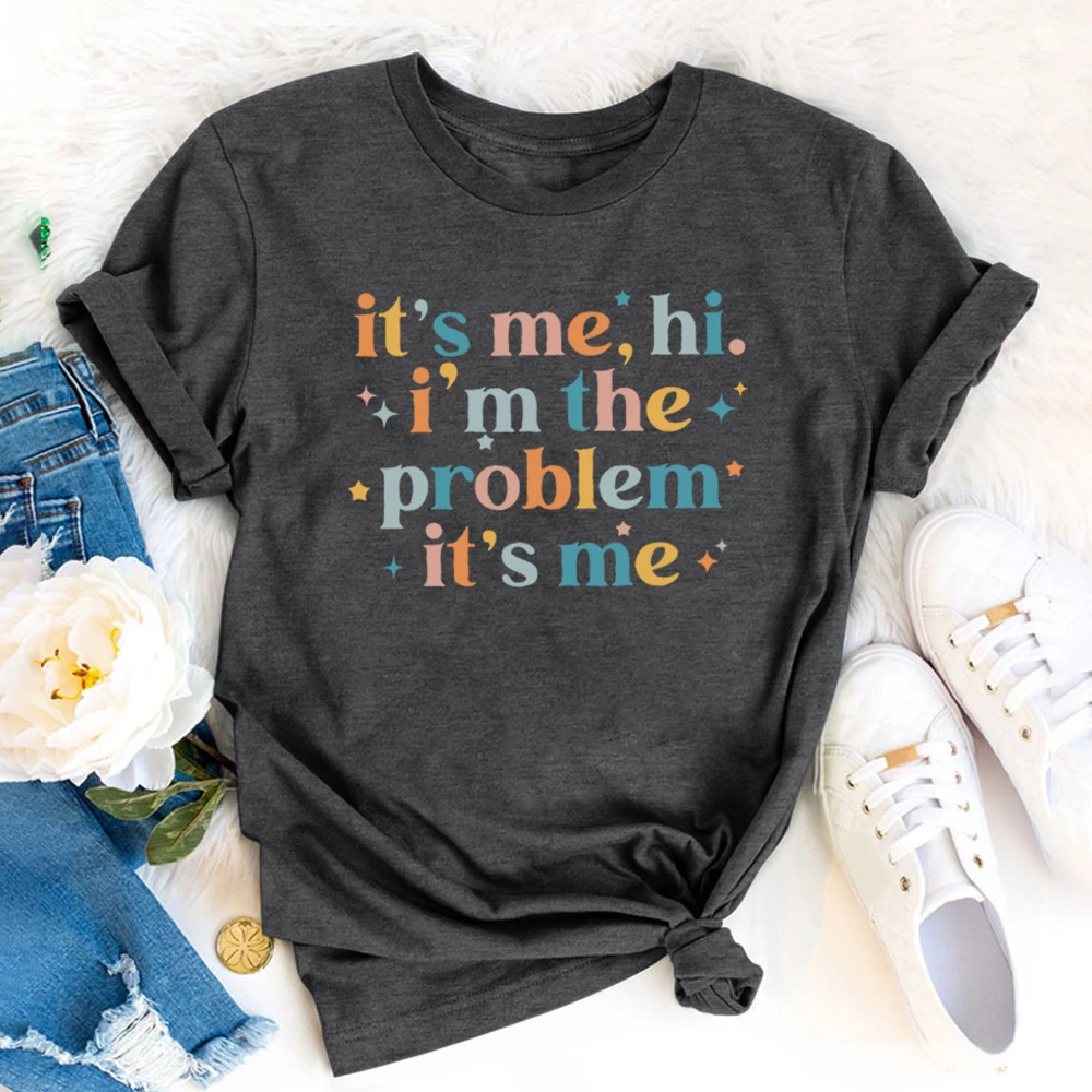 Hi I'm The Problem It's Me T-shirt Anti Hero Taylor Music Inpired Shirt Meet Me At Midnight Tees Vintage Graphic Tee Fans Tops