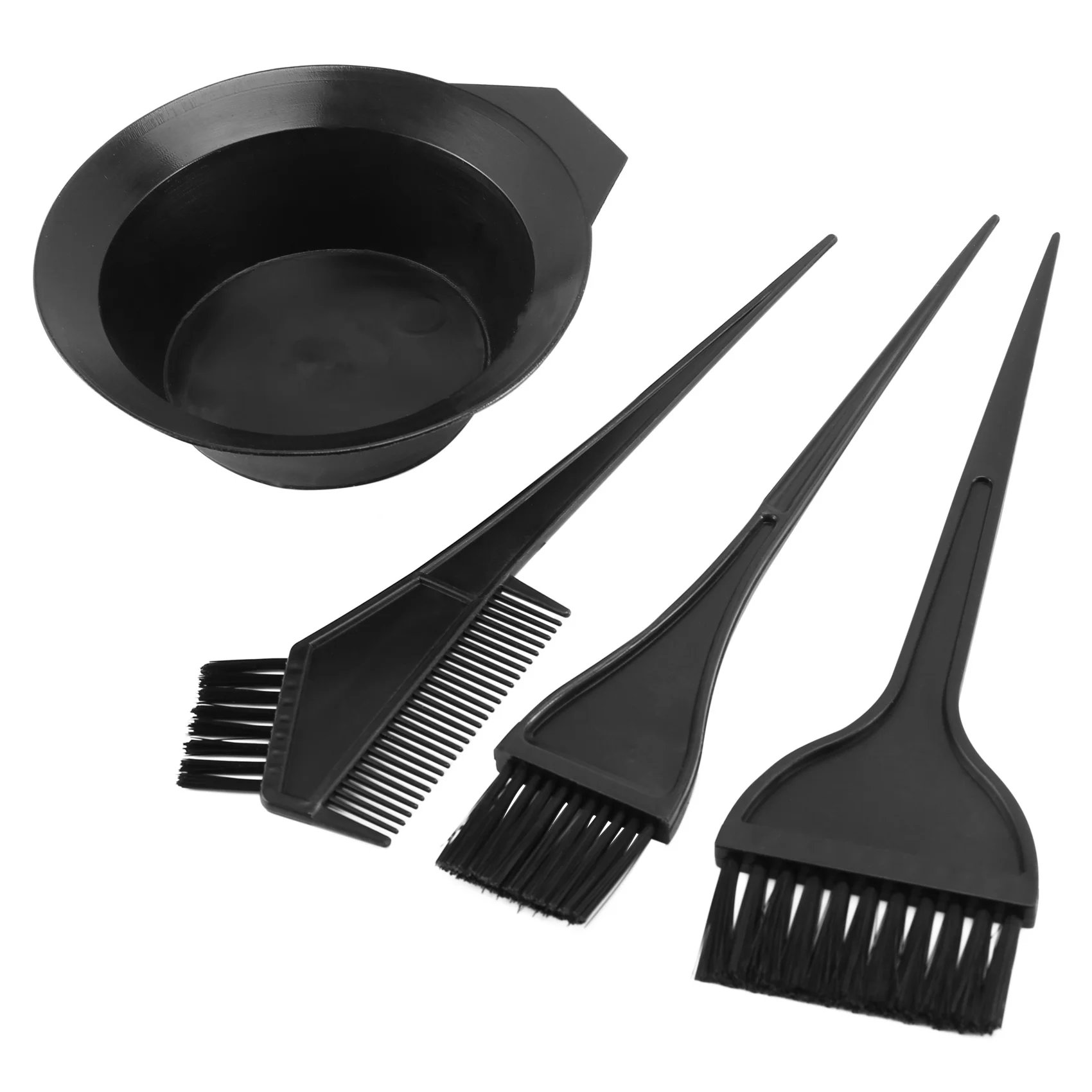 Cabelo cor corante tigela e pente conjunto, Escovas Tool Kit, coloração matiz