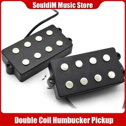 Open Bass Guitar Pickup 4 String Double Coil Humbucker Pickup Ceramic Magnet  Music Style Bass Guitar Accessories