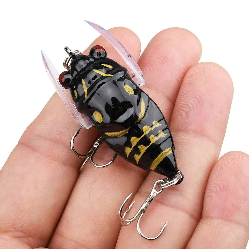 1PC Simulation Cicada Hard Fake Bait Fishing Lure 4cm 6.4g  Bionic Iscas  Artificial Wobblers Crankbait Pesca Insect Pike Tackle