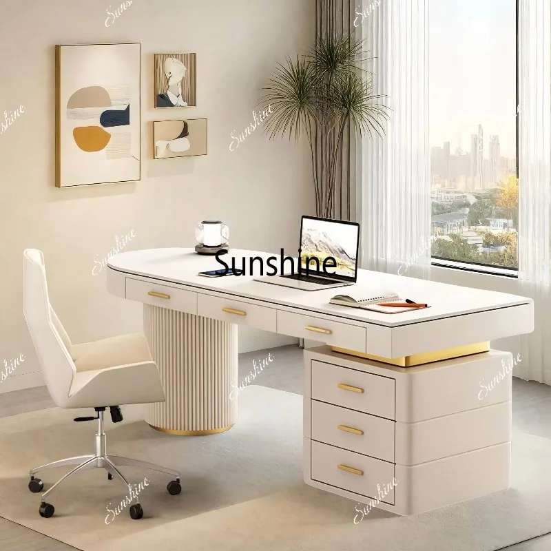 Small Modern Office Desk White Nordic Computer Crafts Minimalist Office Desk Drawer Organizers Mesa Ordenador Trendy Furniture