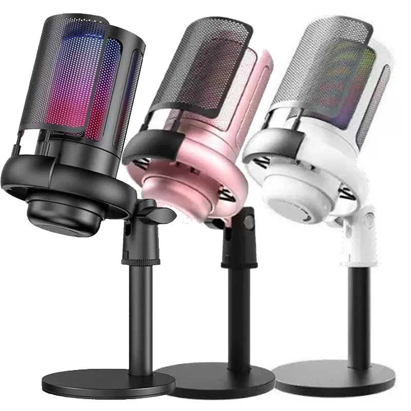 

Конденсаторный USB-микрофон NearStream XLR, настольный профессиональный микрофон Plug-and-Play, ПК для игровой потоковой передачи, студийной записи podcast