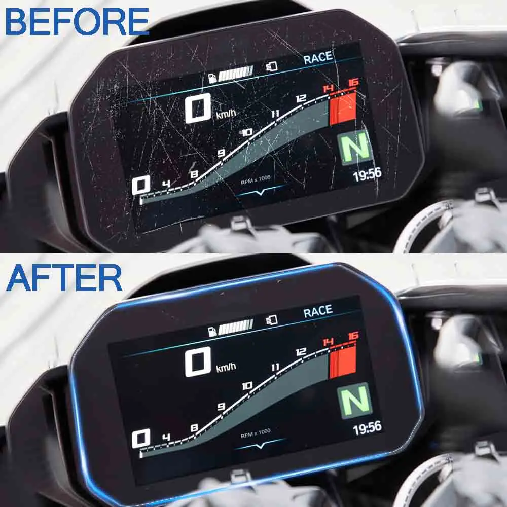 For R1200GS R1250GS 2020 2021 2022 Motorcycle Scratch Cluster Screen Dashboard Protection Instrument Film