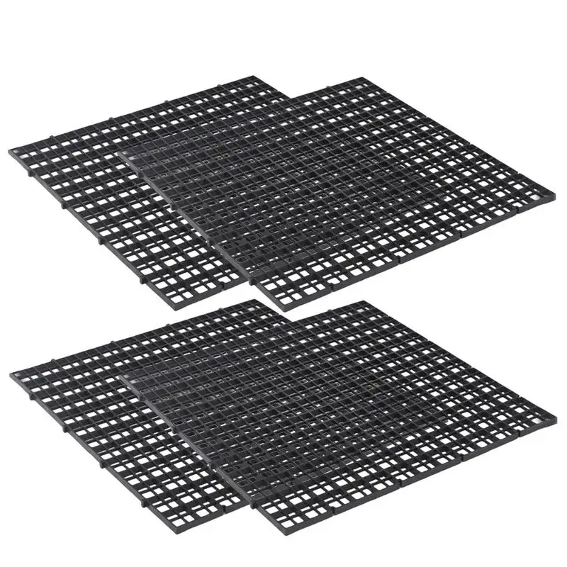 4pcs Multi Function Fish Tank Seperator Aquarium Divider Board Undergravel Bottom Isolation Board Filtration Net Grid Plate Tray