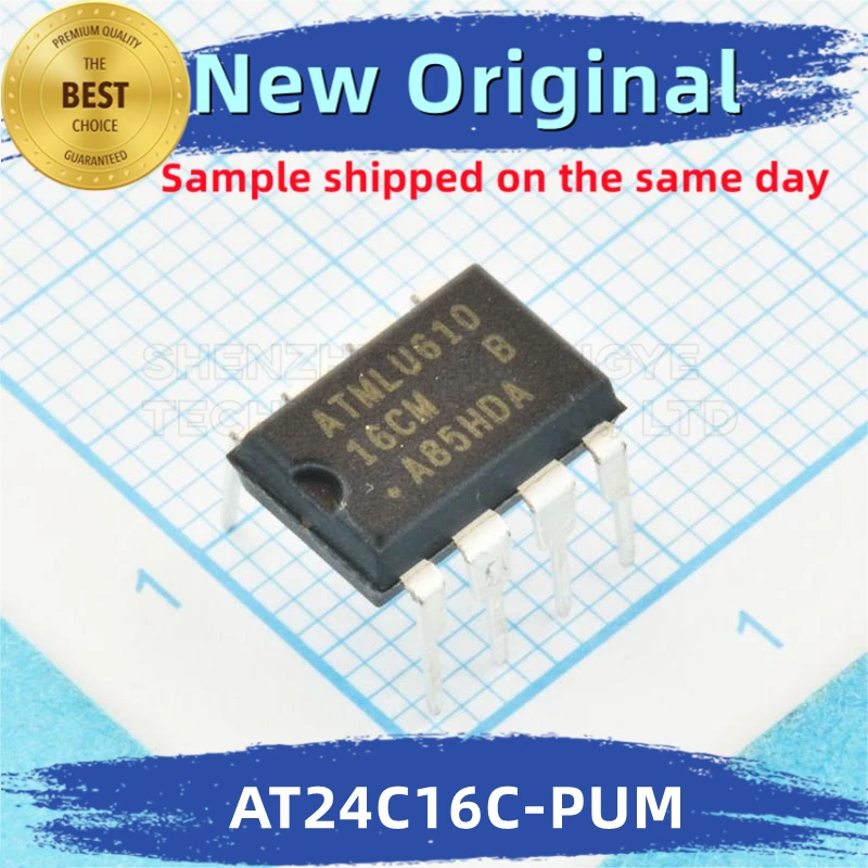 

10PCS/LOT AT24C16C-PUM AT24C16C Marking: 16CM Integrated Chip 100%New And Original BOM matching