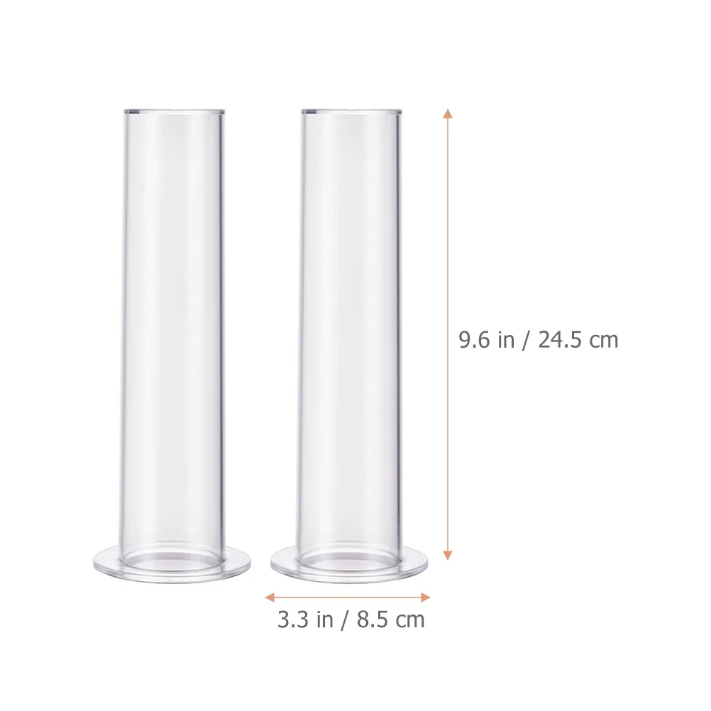 2 قطعة برج عمودي واضح عقال حامل عرض موقف ل عصابات الشعر Scrunchies أساور المنظم الاكريليك الشعر التعادل التخزين #1