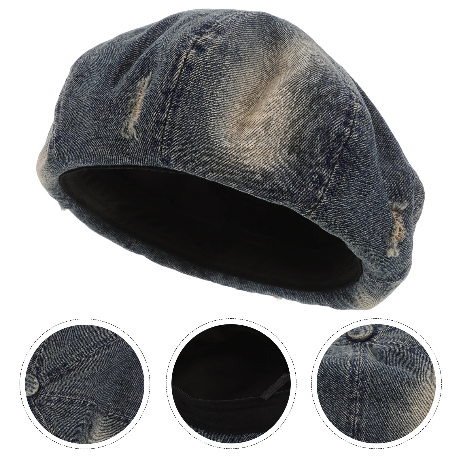 

Casual French Hat For Women Fashionable Cotton Decorative Rustic Style Beret Hat Vintage Beret Cap Simple Elegant Berets Party